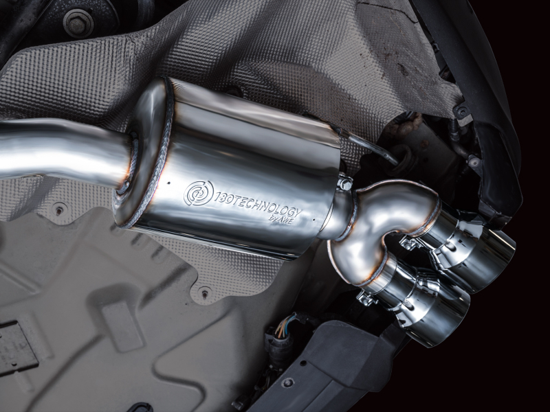 Ford Explorer ST Performance Exhaust - AWE Tuning - Touring Edition, Cat-Back, Quad Tips, 180 Technology - Chrome Silver - `20-`27